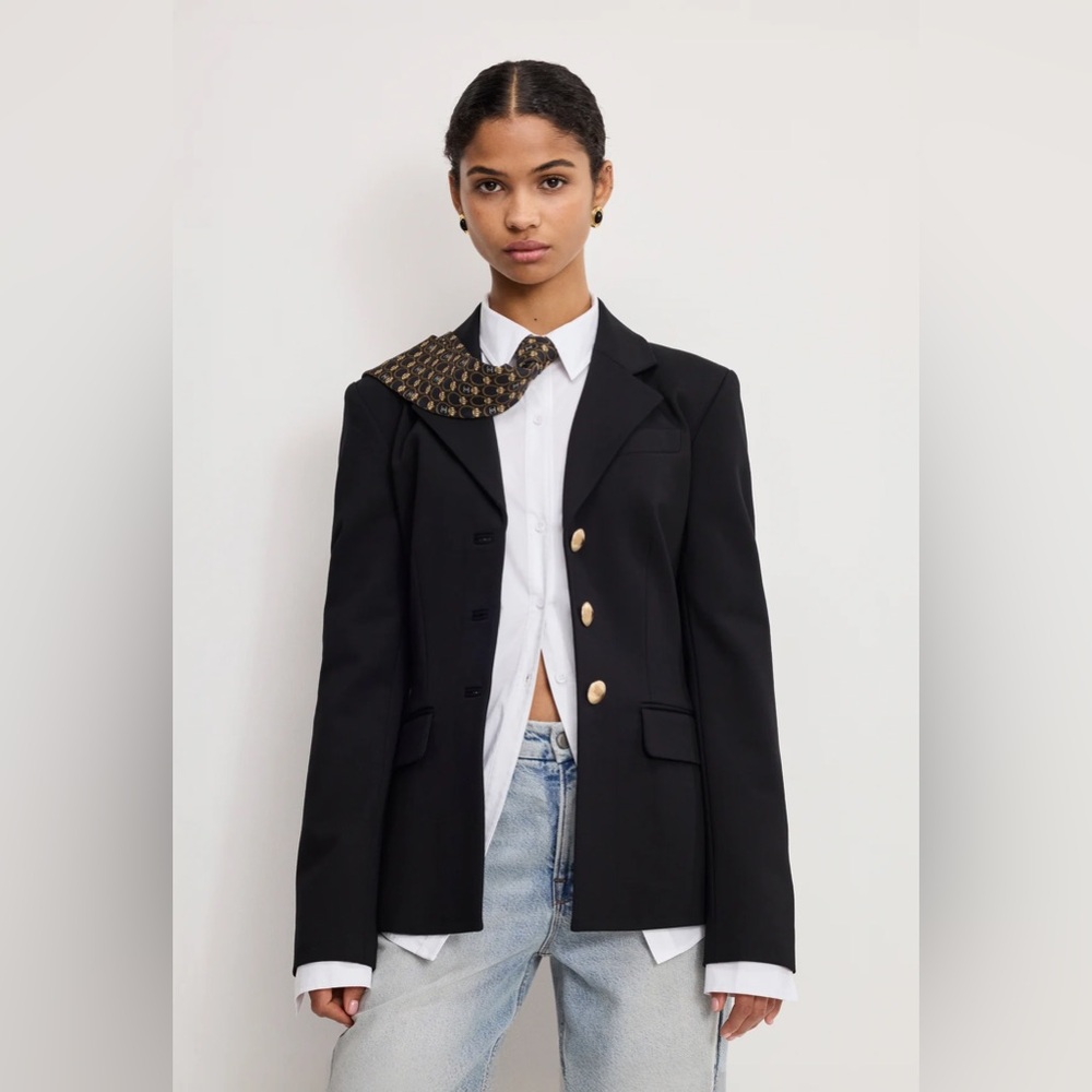 Good American - Soft Stretch Ponte Classic Blazer